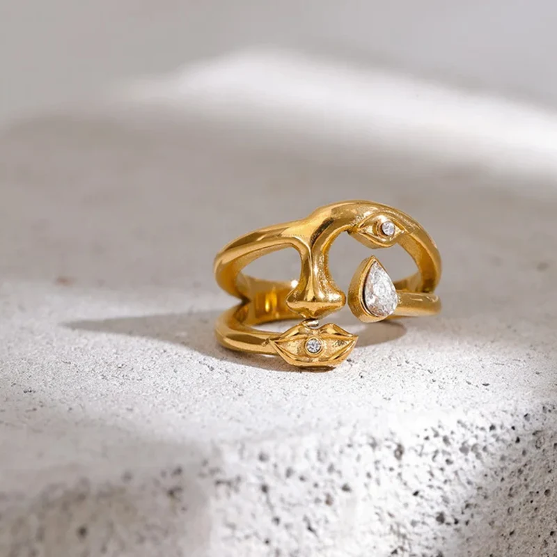 Bague Visage Art
