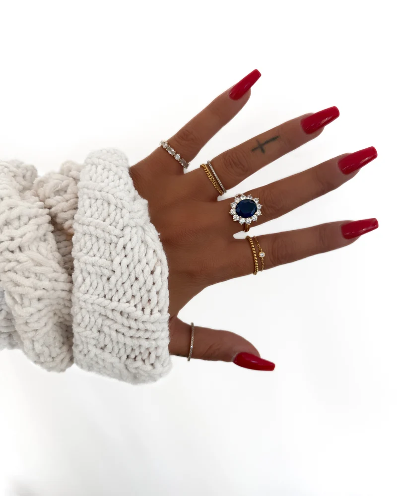 BAGUE "CHIARA CHAINE REGLABLE"