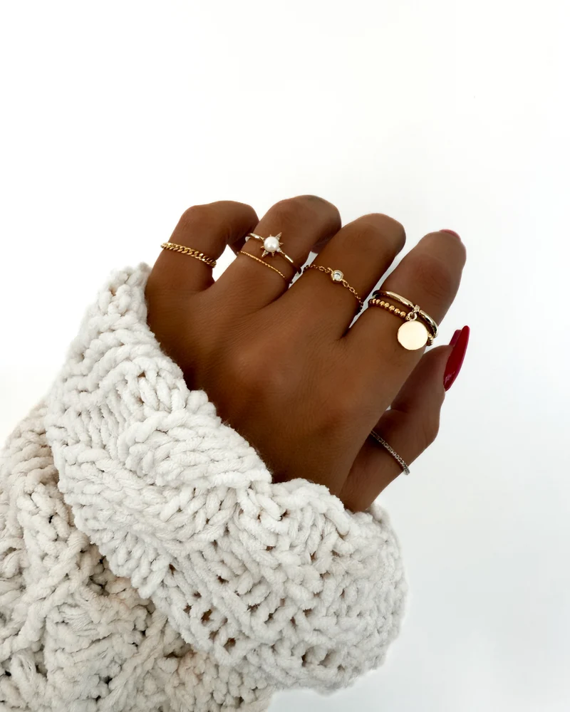 BAGUE "CHIARA CHAINE REGLABLE"