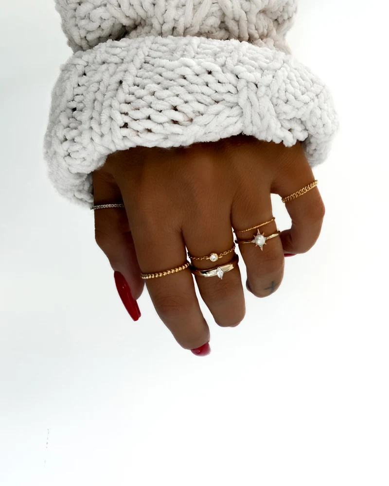 BAGUE "CHIARA CHAINE REGLABLE"