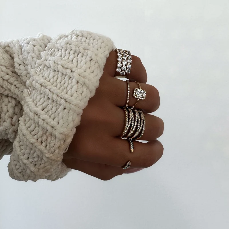BAGUE "KELLY CHAINE REGLABLE"