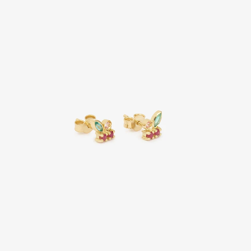 Camélia Earrings 1–Pink