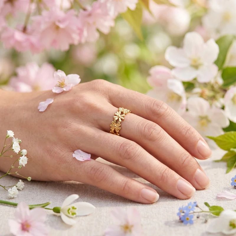Bague Pétalya