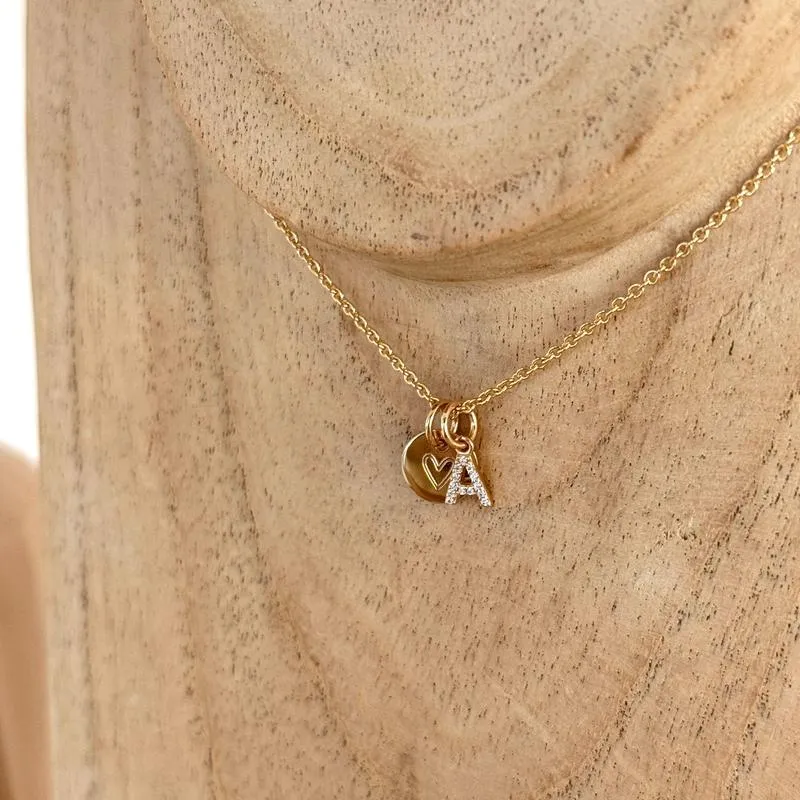 Collier "Alda" plaqué or