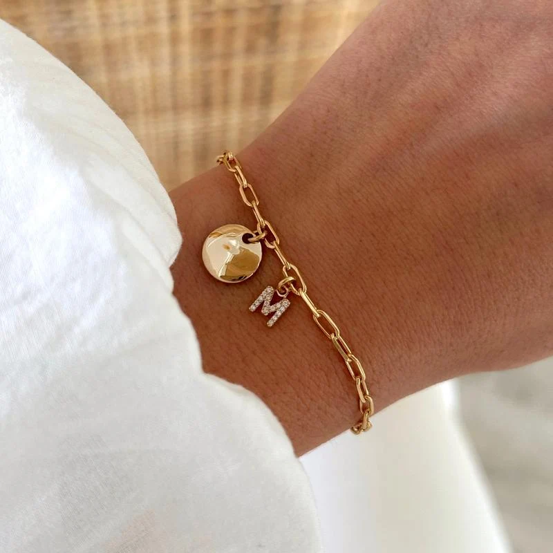 Bracelet "Emy" plaqué or