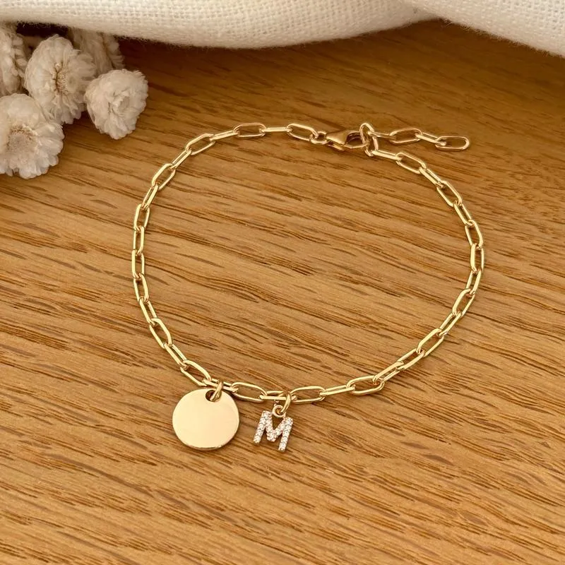 Bracelet "Emy" plaqué or