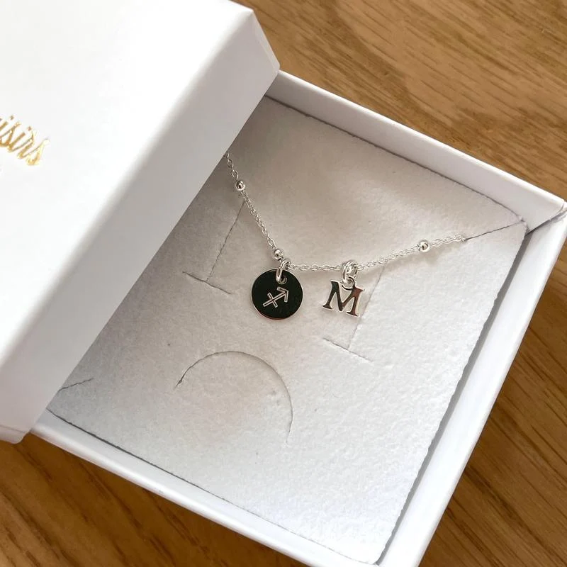 Collier "Mia" argent