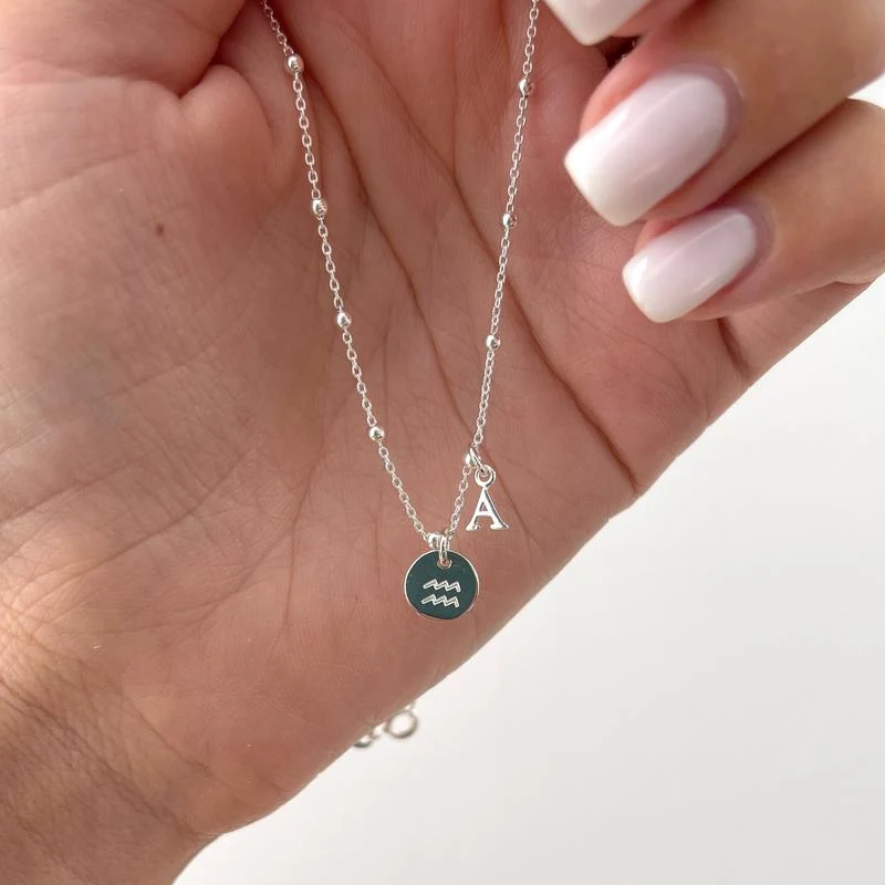 Collier "Mia" argent