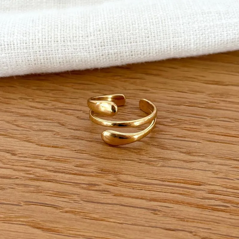 Bague "Glory" acier