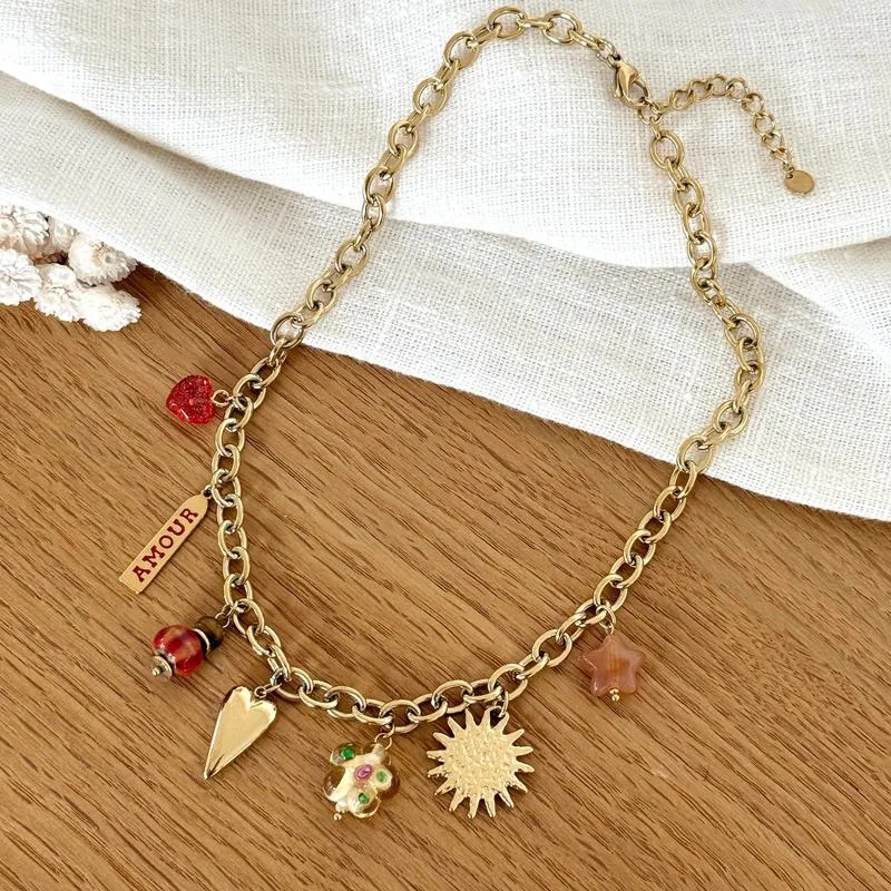 Collier "Agafay" acier