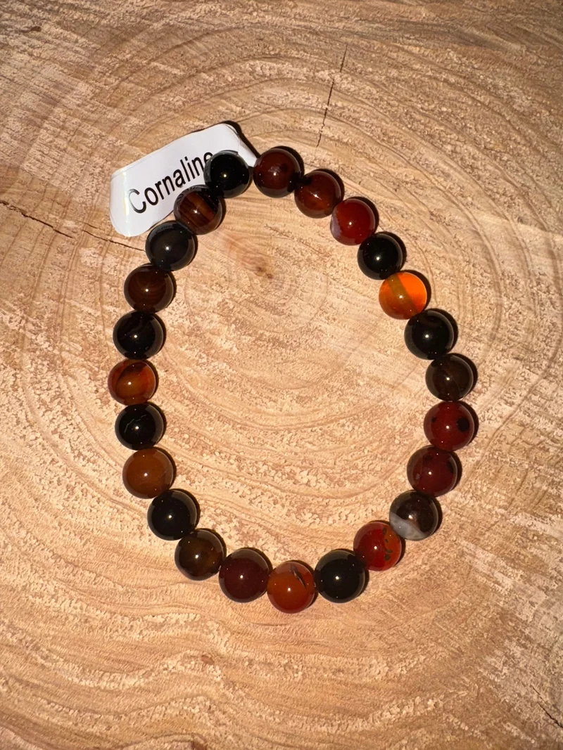 Bracelet pierre cornaline