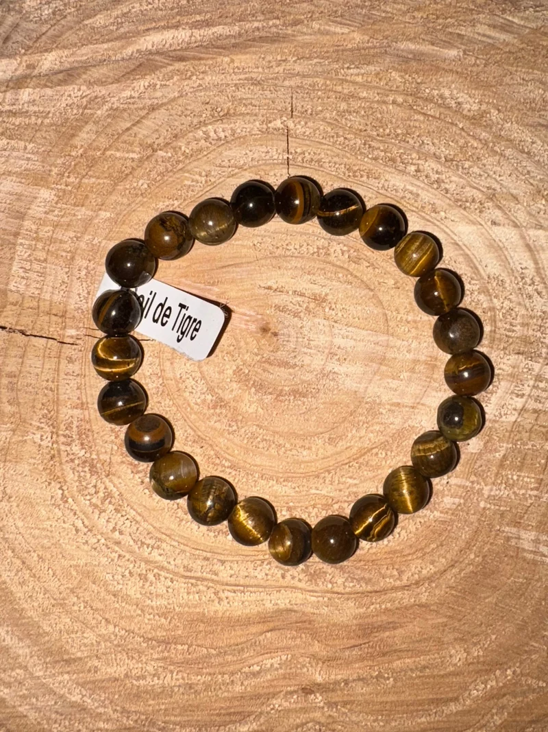 Bracelet pierre œil de tigre T2
