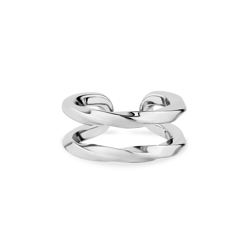 Boucle d'oreille torsadée