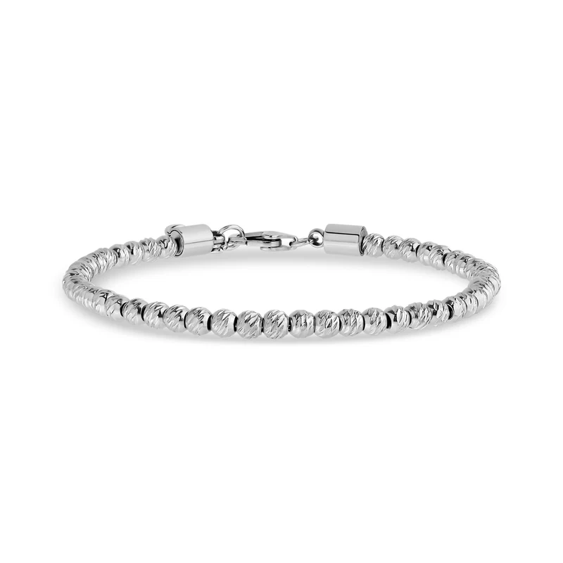 Bracelet à perles taille diamant