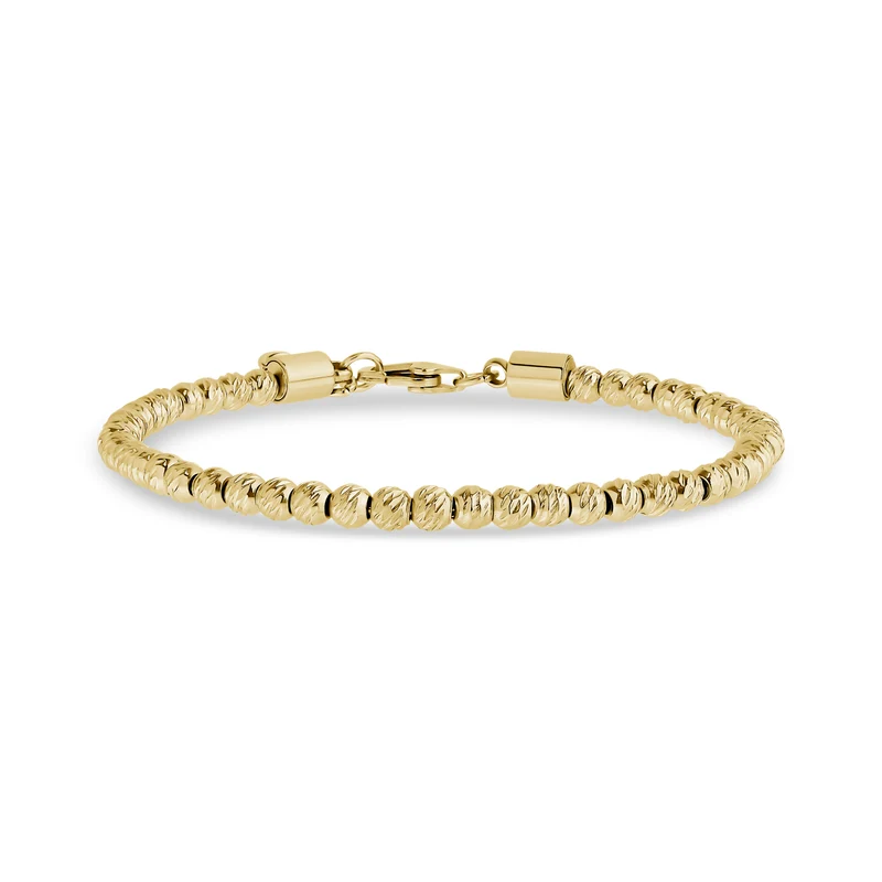 Bracelet à perles taille diamant