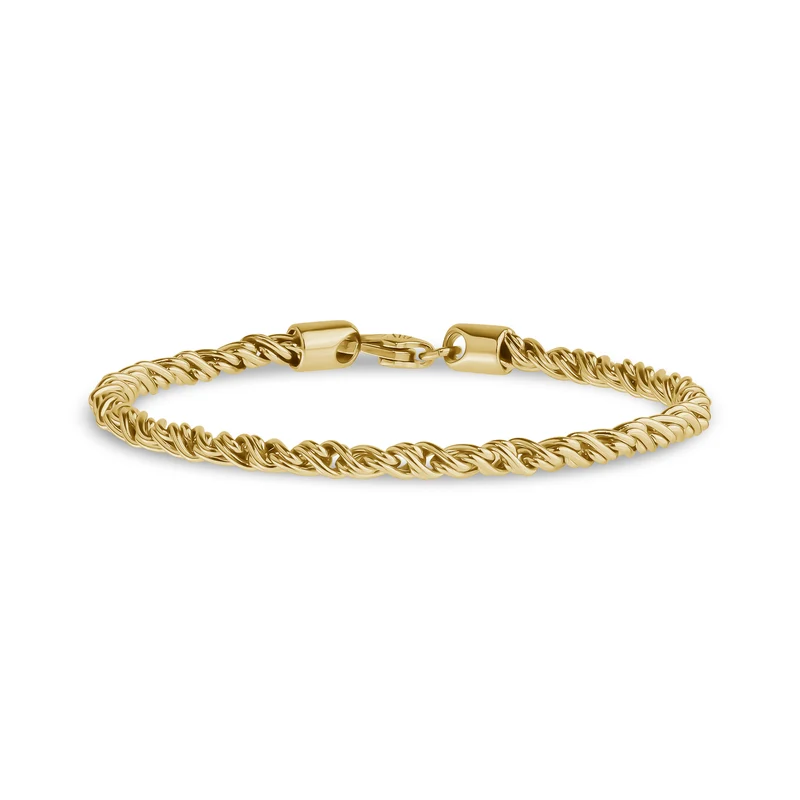Bracelet torsadé en fil de fer barbelé