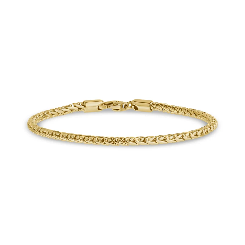 Bracelet à maillons arrondis | 3 mm