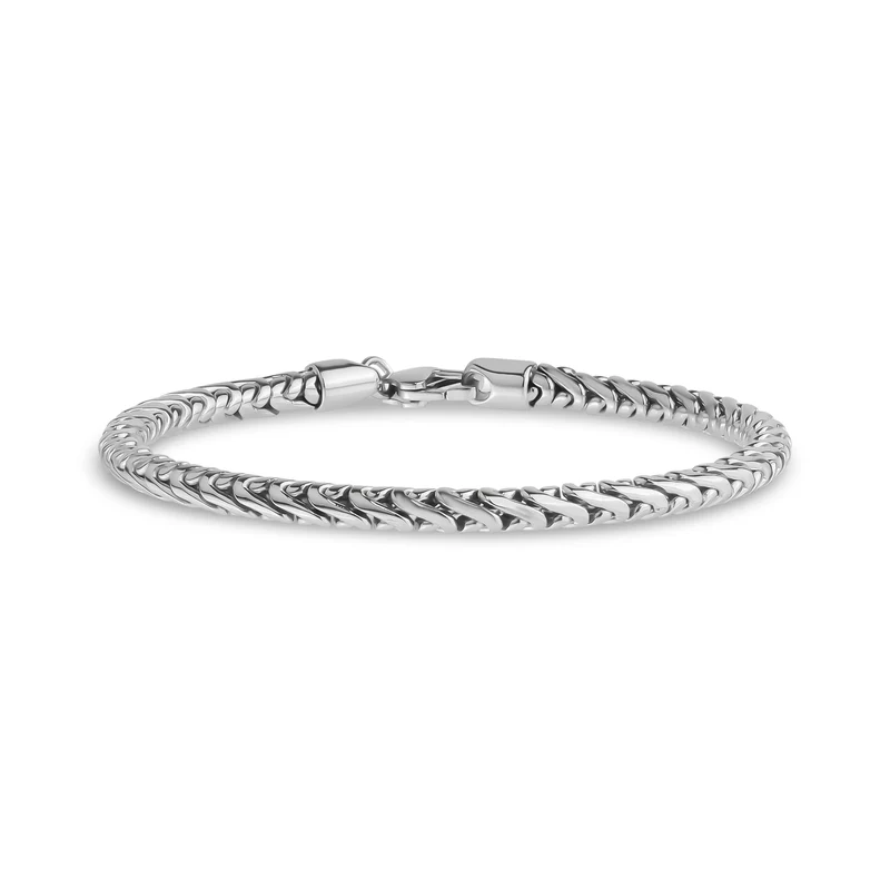 Bracelet à maillons arrondis en S | 4,5 mm
