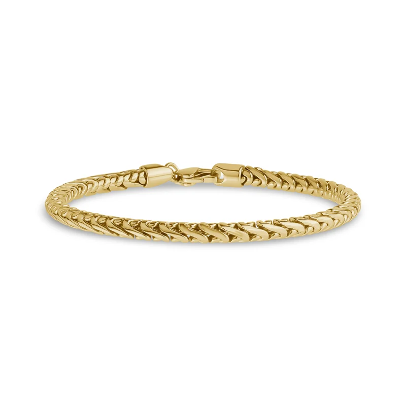 Bracelet à maillons arrondis en S | 4,5 mm