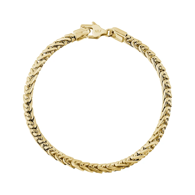 Bracelet à maillons arrondis en S | 4,5 mm