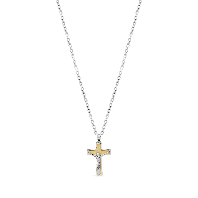 Pendentif croix crucifix minimaliste