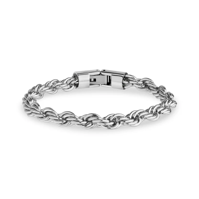 Bracelet chaîne à maillons de 6 mm
