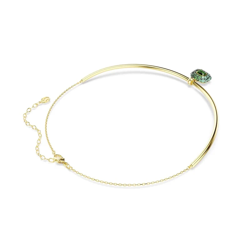 Swarovski Collier ras-de-cou Sublima Glam doré avec accents verts 5760763