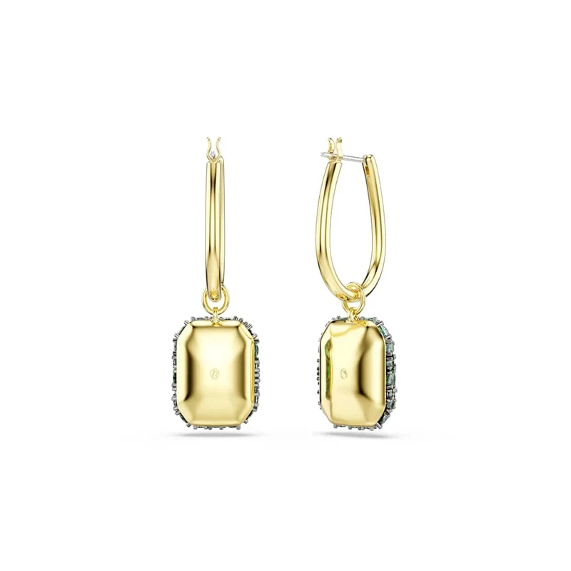 Swarovski Boucles d'oreilles Sublima Glam dorées avec cristal vert 5752890