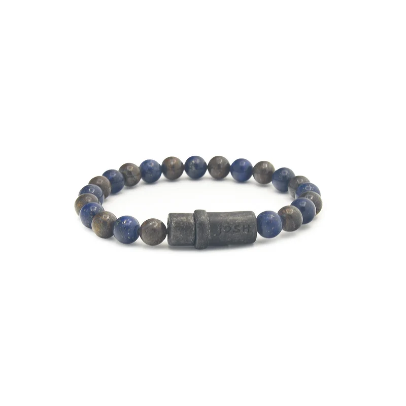Josh Natural stone Bracelet 09285-BRA-VB/LAPISBR/L-1