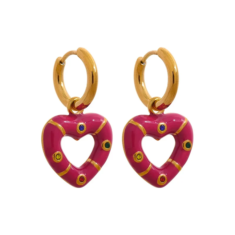 Boucles d'Oreilles Coeur Fashion