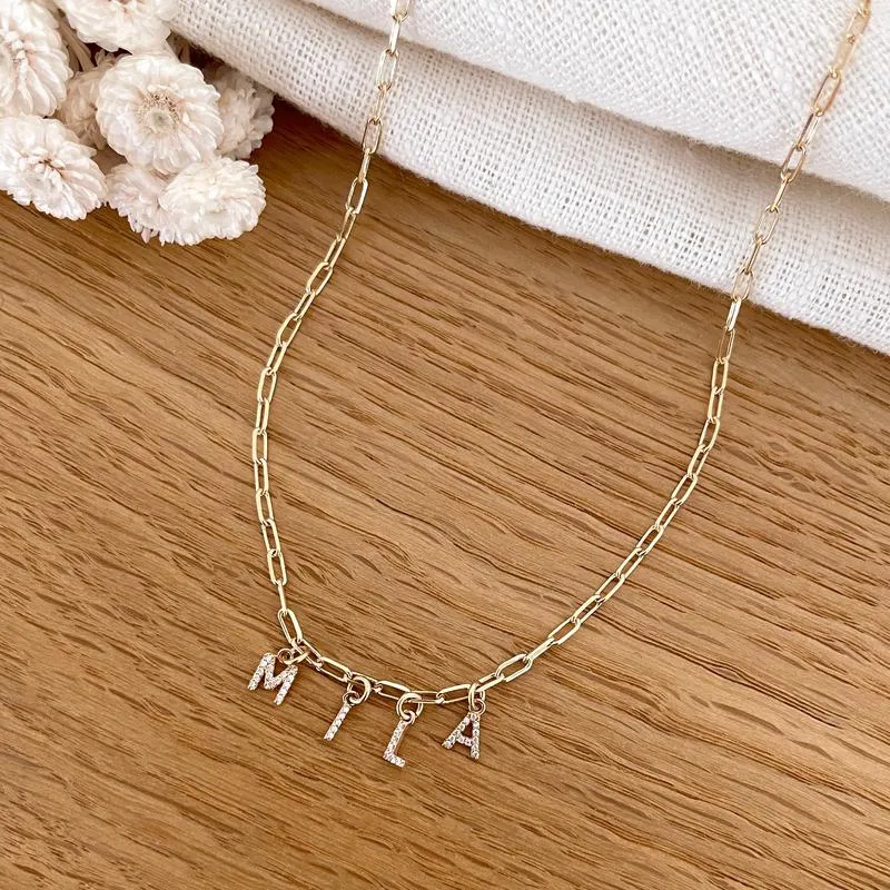 Collier "Eliott" plaqué or