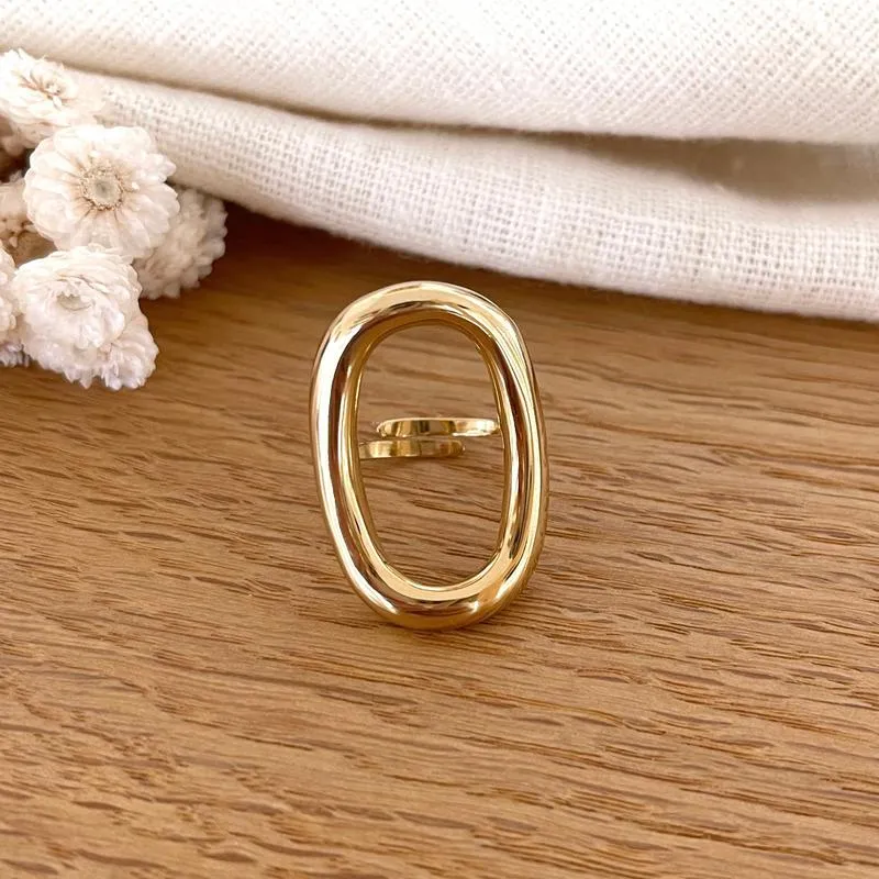 Bague "Ovane" acier