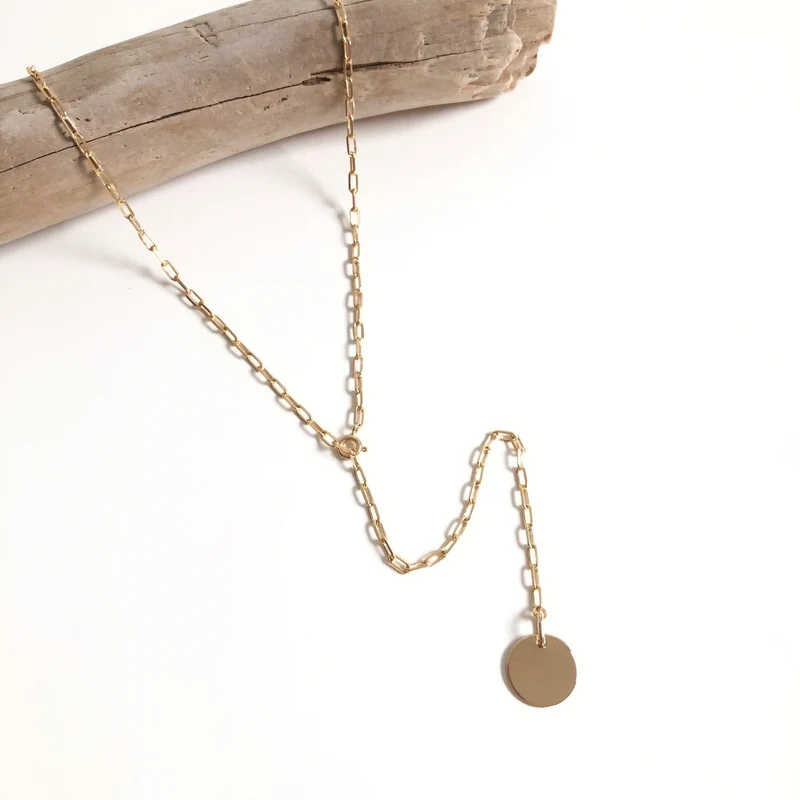 Collier "Julyne" plaqué or