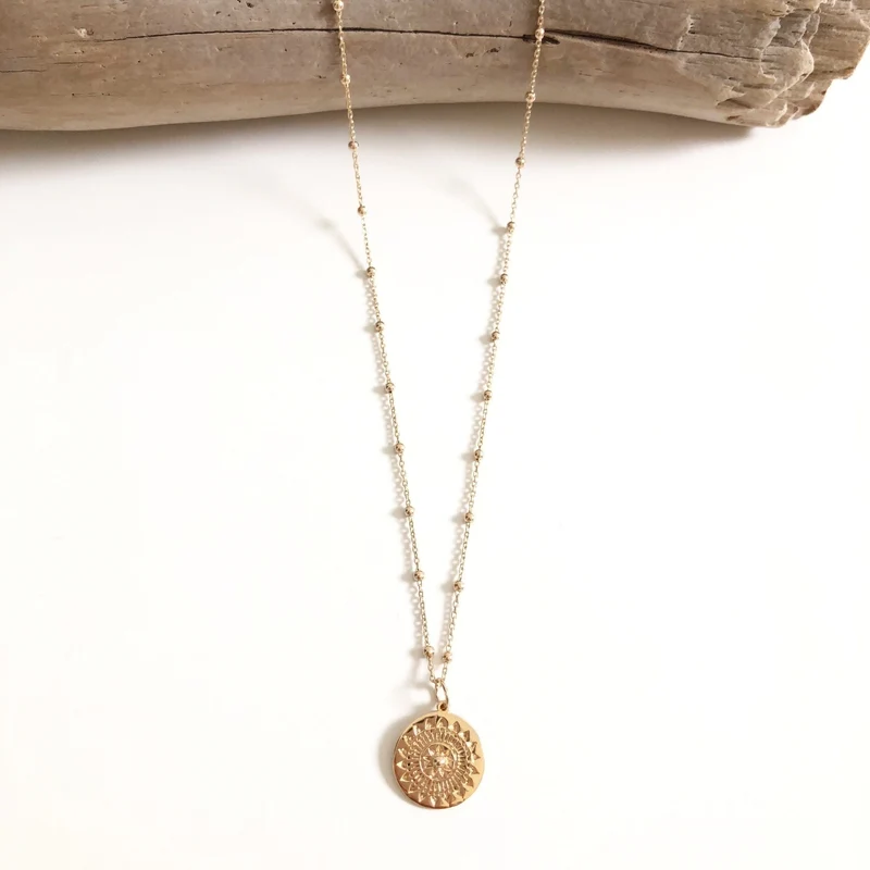 Collier "Assia" plaqué or