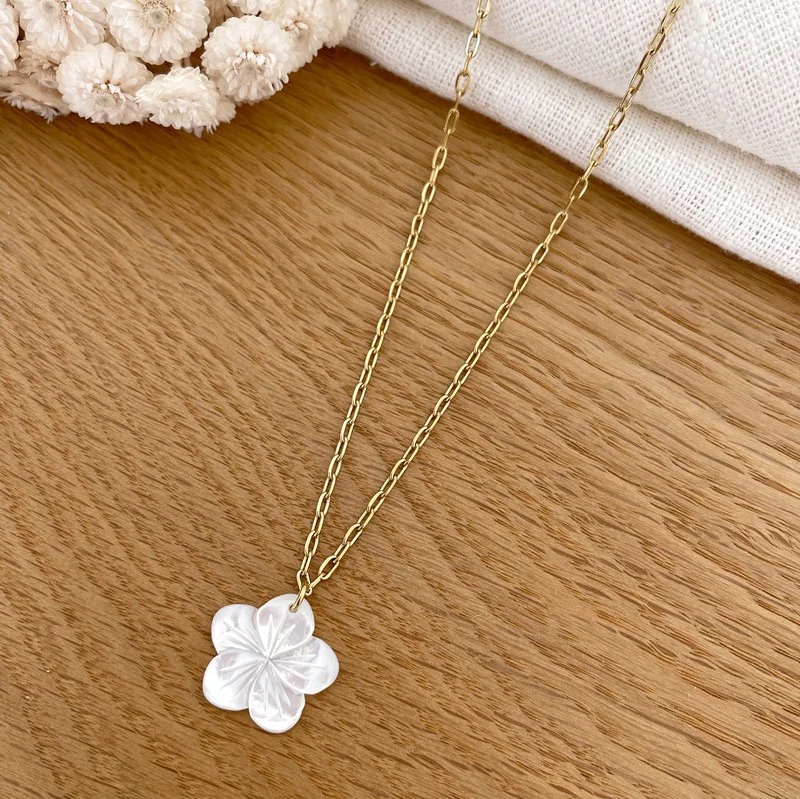 Collier maxi "Katell" acier