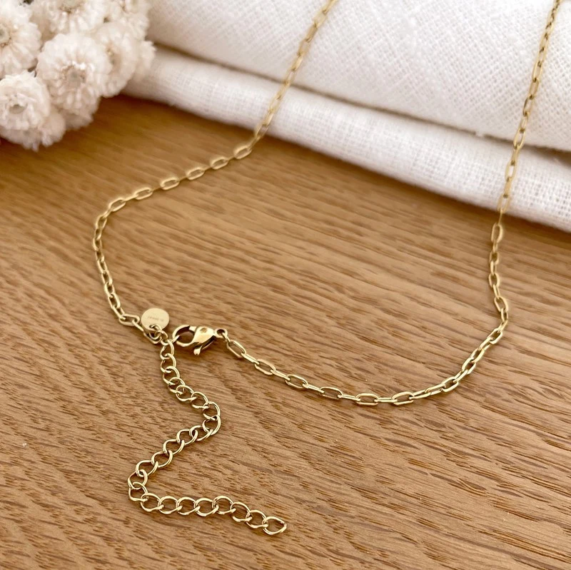 Collier maxi "Katell" acier
