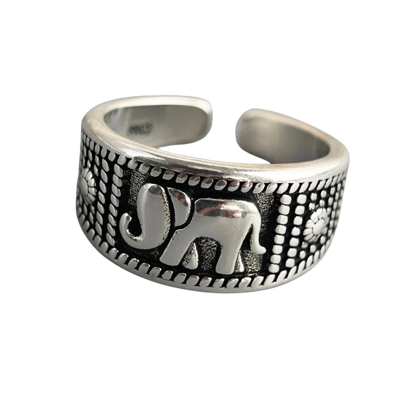 Bague Éléphant Ethnique