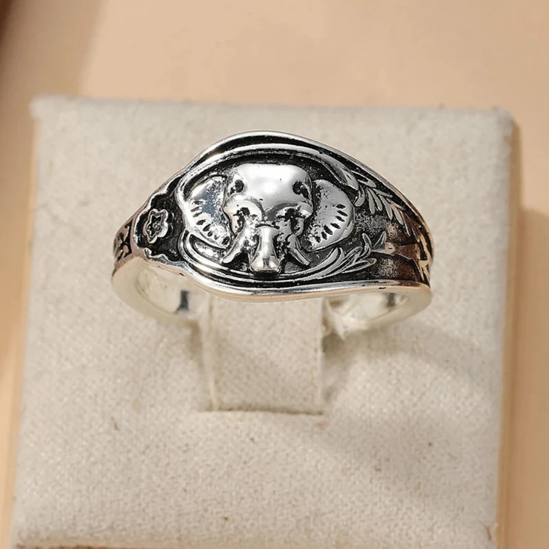 Bague Éléphant Ovale