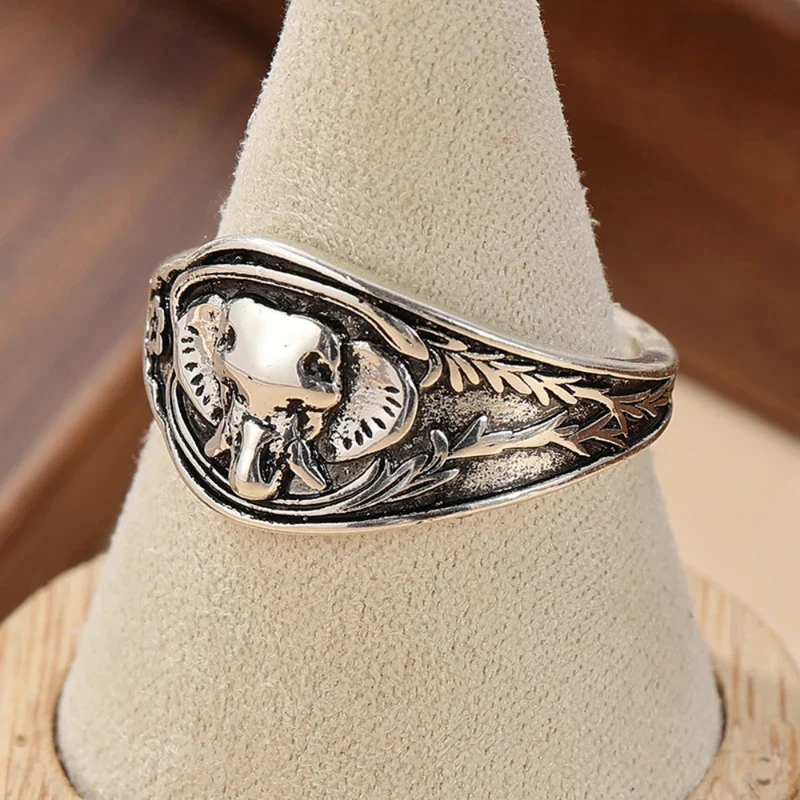 Bague Éléphant Ovale