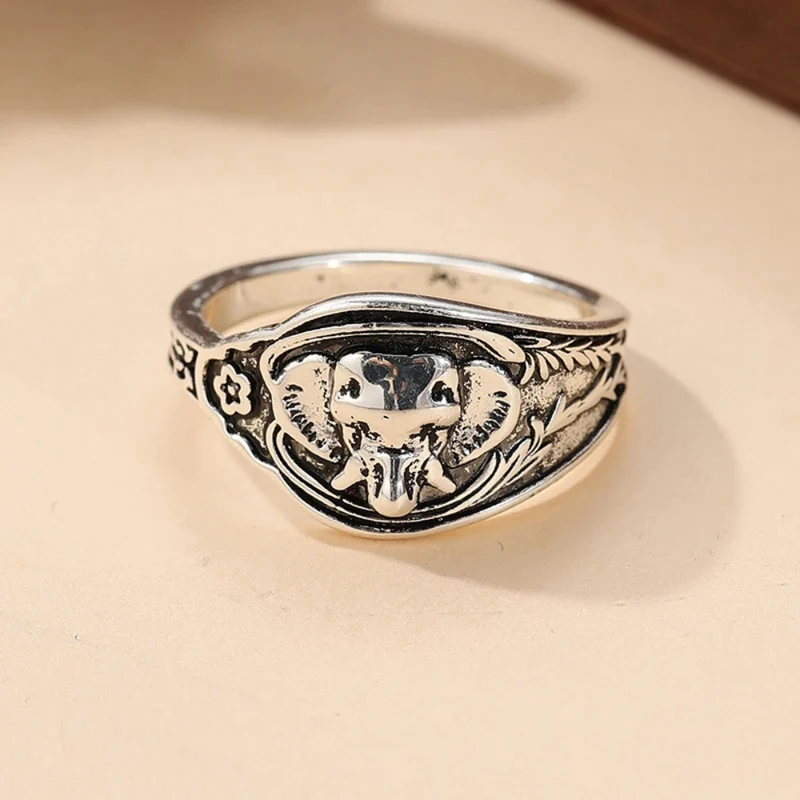 Bague Éléphant Ovale