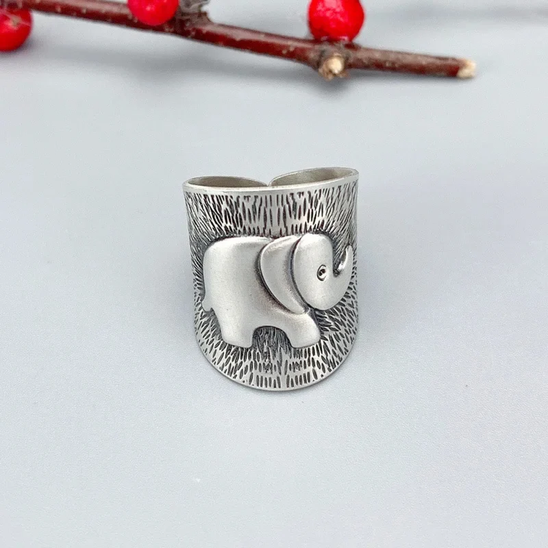 Bague Éléphant Rétro
