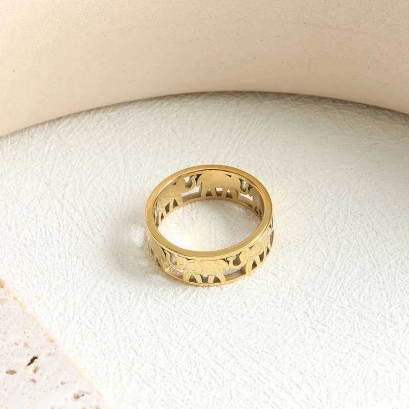Bague Éléphant Or