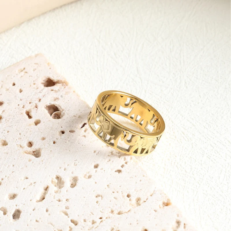 Bague Éléphant Or