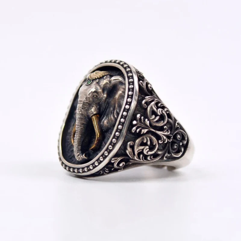 Chevalière Éléphant Thaïlande