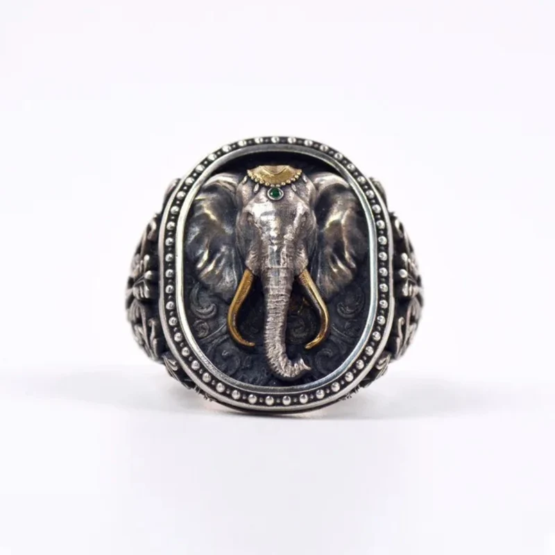 Chevalière Éléphant Thaïlande