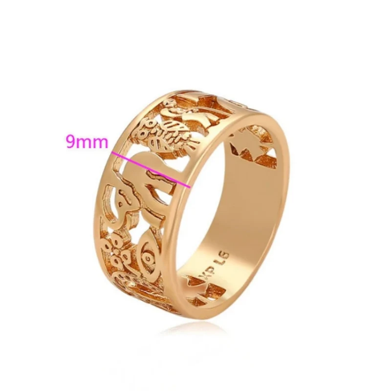 Bague Éléphant et Hibou