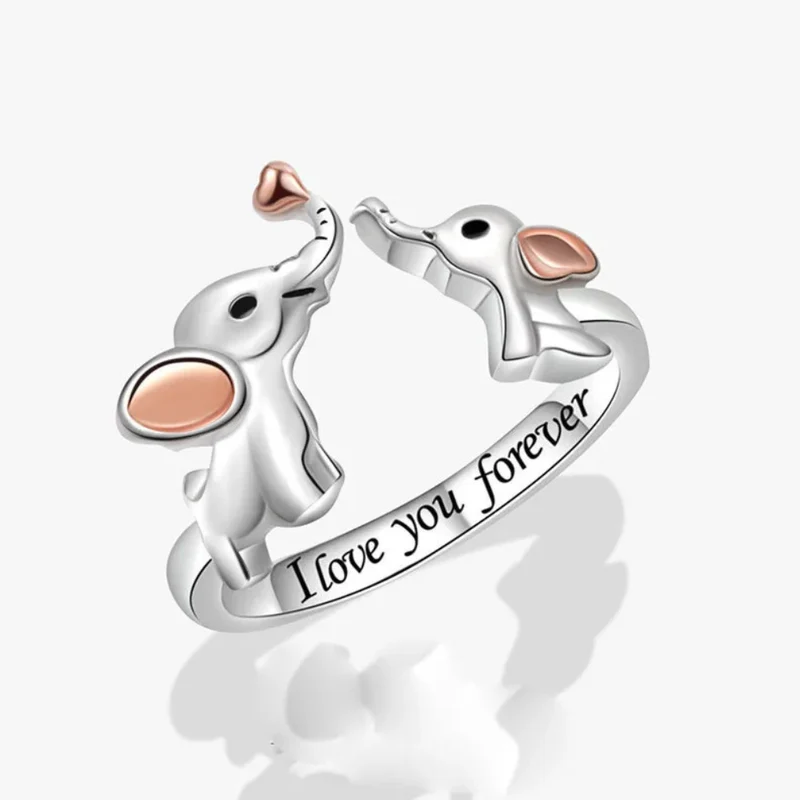 Bague Éléphant I Love You