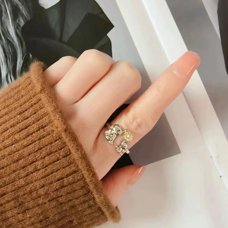 Bague Éléphant I Love You
