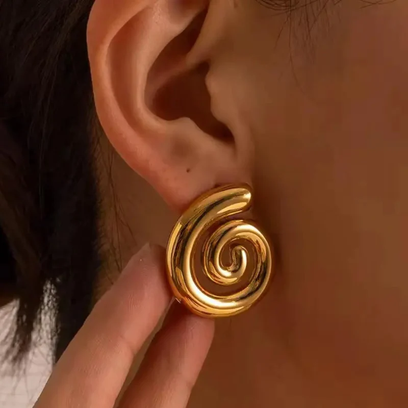 Boucles d'Oreilles Spirales