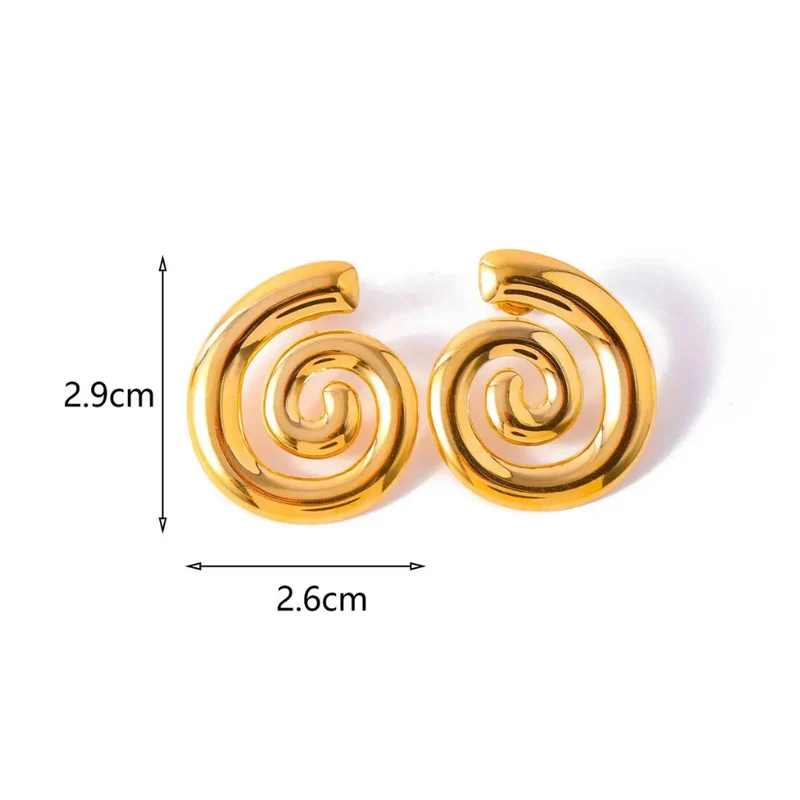Boucles d'Oreilles Spirales